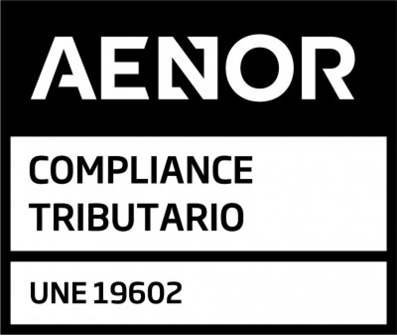 Logo de Aenor Tax compliance concedido a Global Exchange